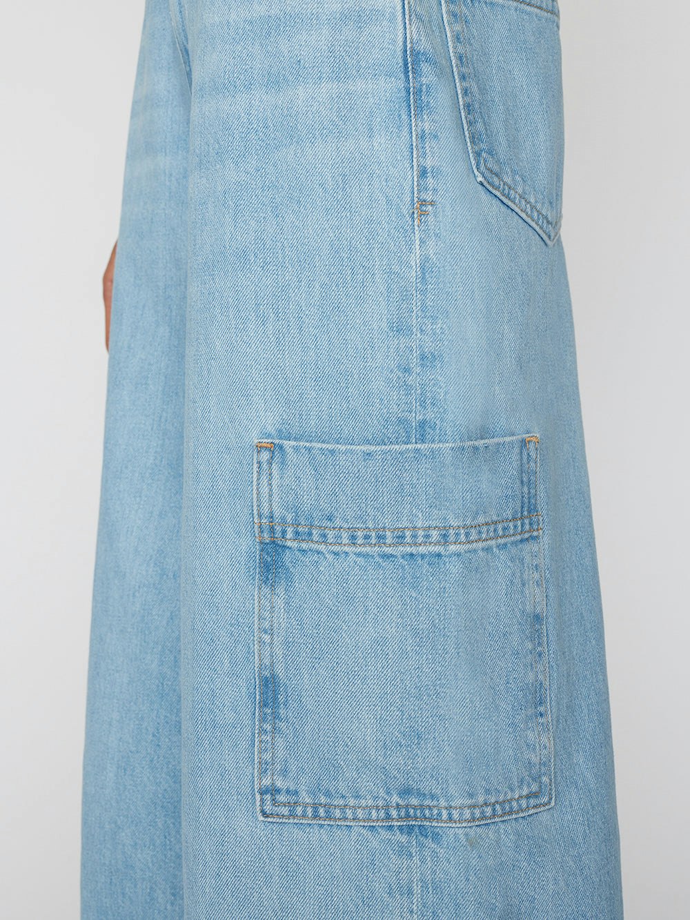 jeans bottom detail view